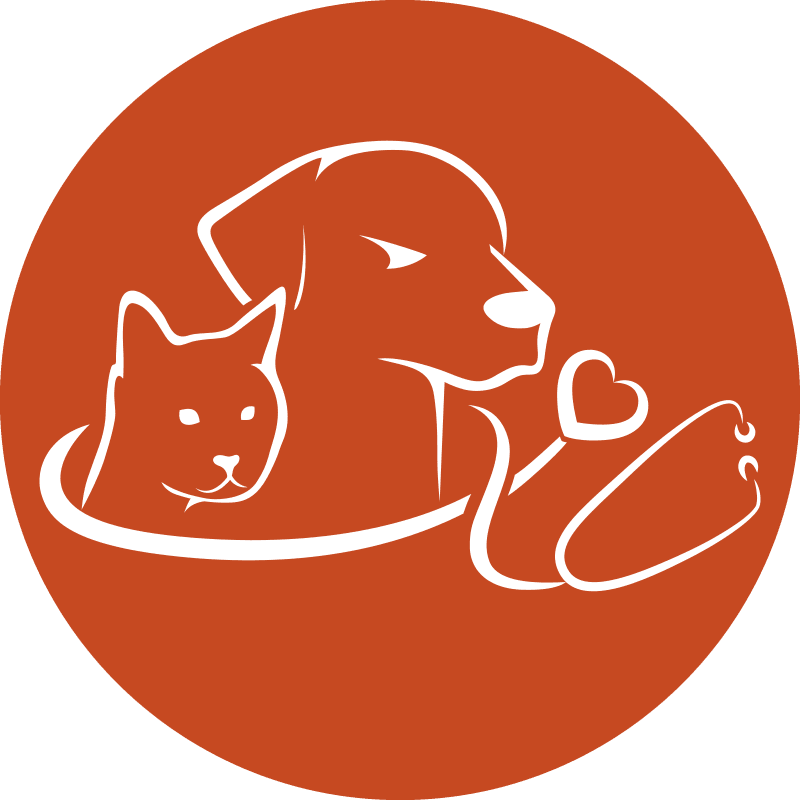 Family pet hospital logo shape